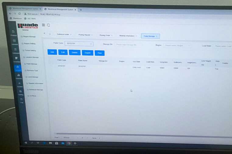 #Huayide Control System （WMS & WCS）