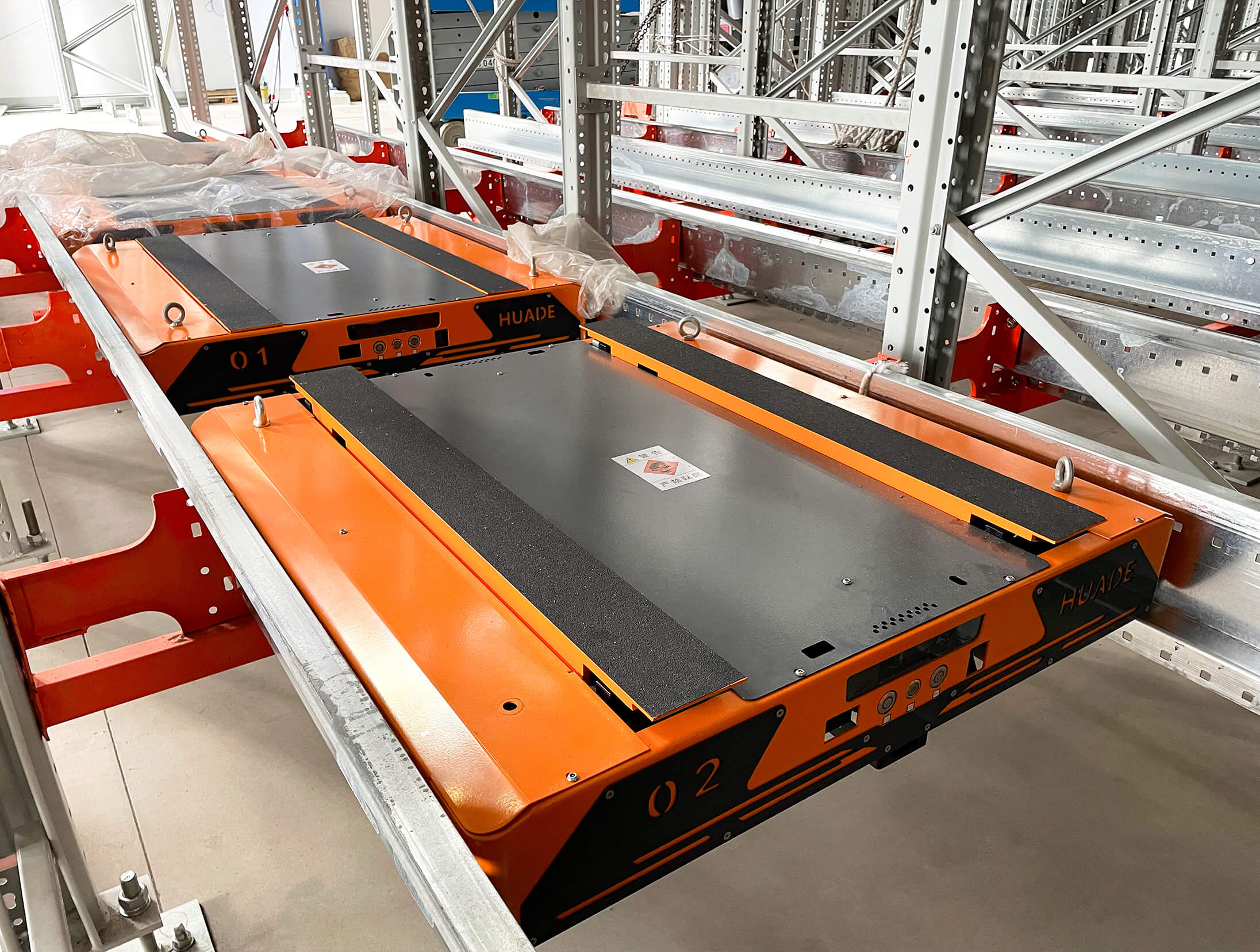 level transfer (four way shuttle ASRS)