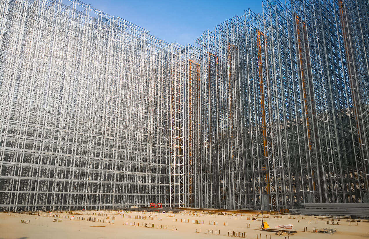 HUAYIDE Clad Rack Warehouse Shelf Structure